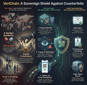 Leonado Verichain: A Sovereign Cure for Counterfeit Medicine